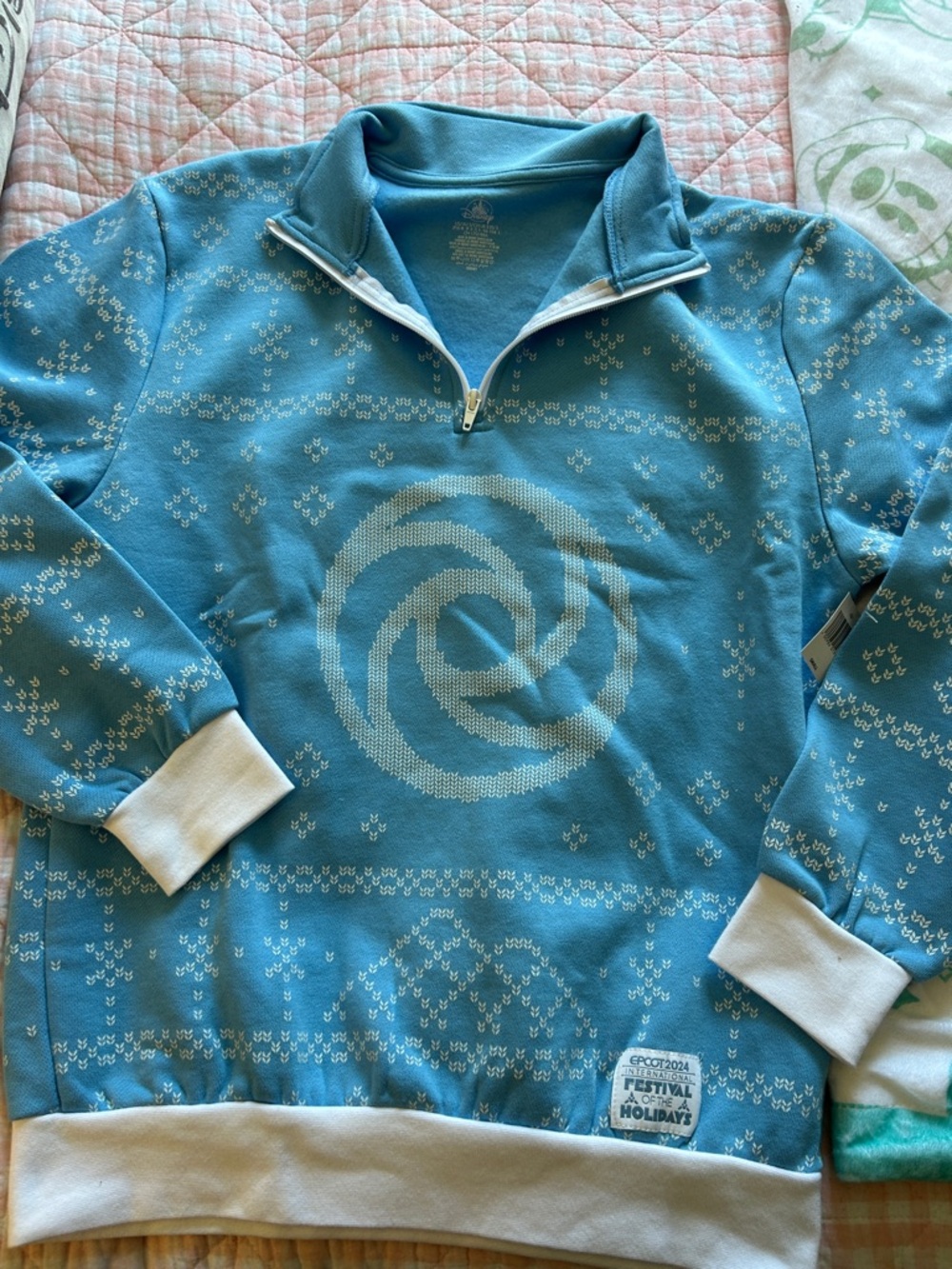 Disney Epcot Festival of the holidays 2024 figment sweater S NWT